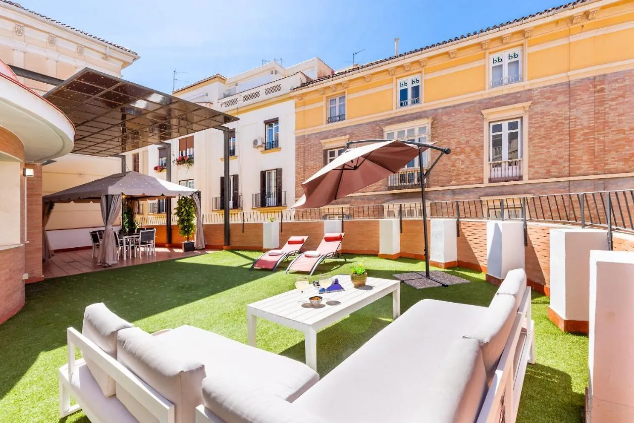 Terraza Larios Daire Málaga İspanya